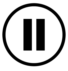 pause button icon