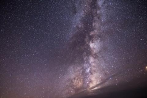 photo of the stars in the Milky Way Galaxy at night
