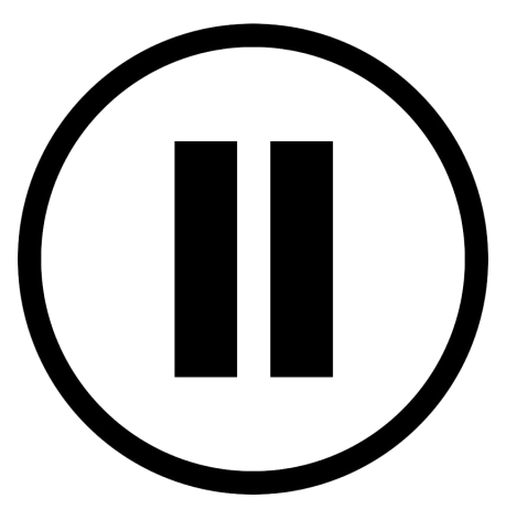 pause button icon
